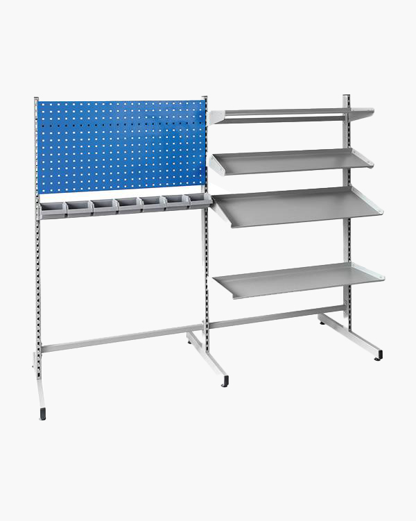 Free standing Tool Shelf, Combo 3, 2 - section