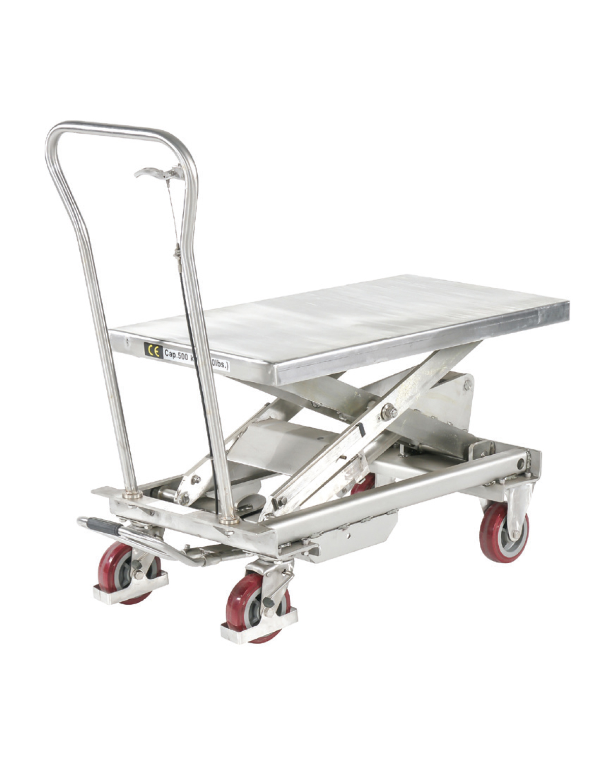 Stainless steel Lift Trolley, Capacity 500 kg