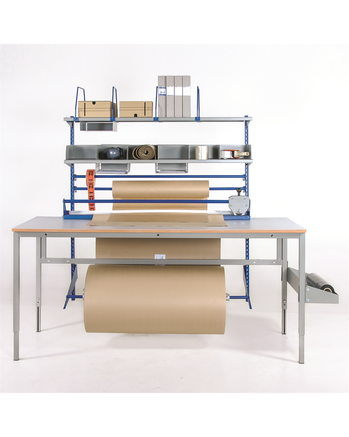 Pack Station, Grey, Width 2000 mm