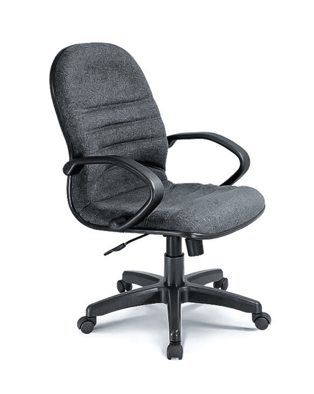 Office Swivel Chair, Dark grey fabric