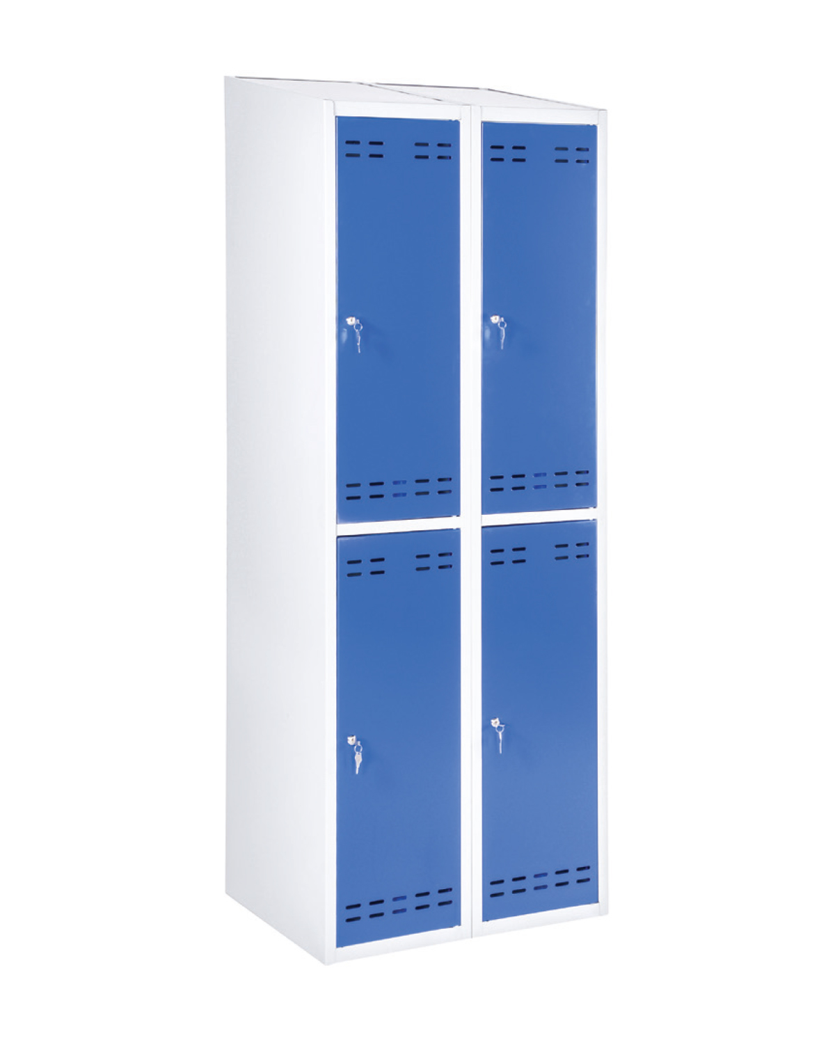 Storage Locker Blue, W 700 mm, 4-door