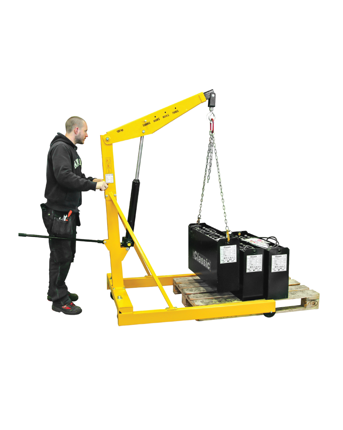 Lift Crane, 4-position, Capacity 700/800/900/1000 kg