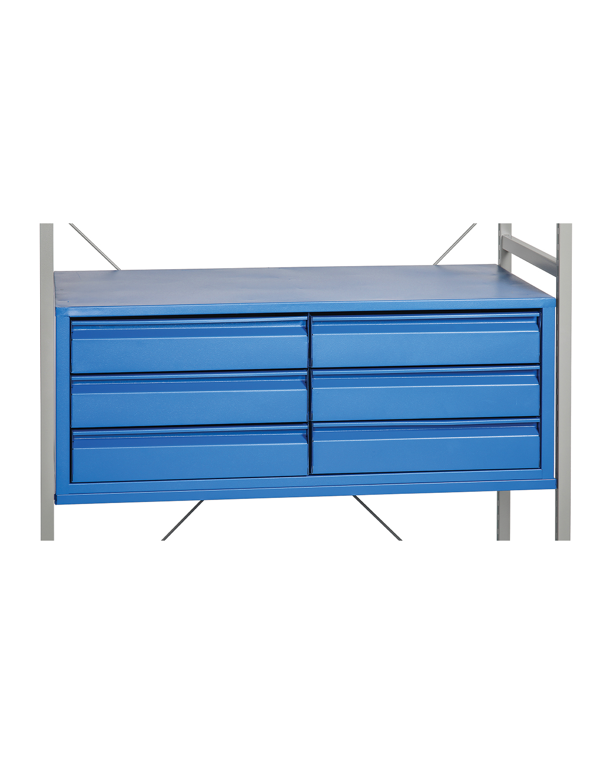 STORAGE Drawer unit, 6 drawers + shelf + 2 brackets