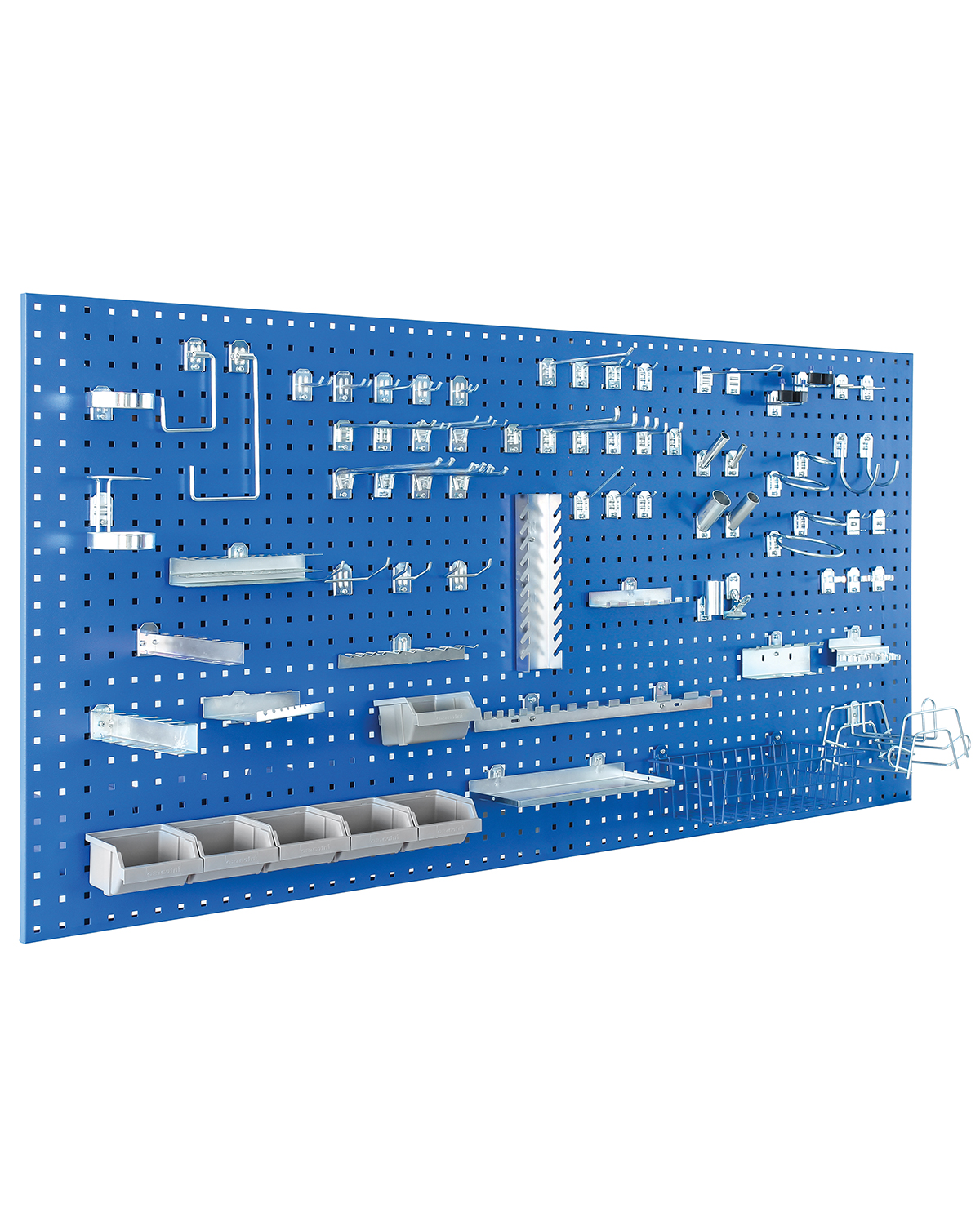 Perforated Tool Panel for wall mount, W 1950 mm