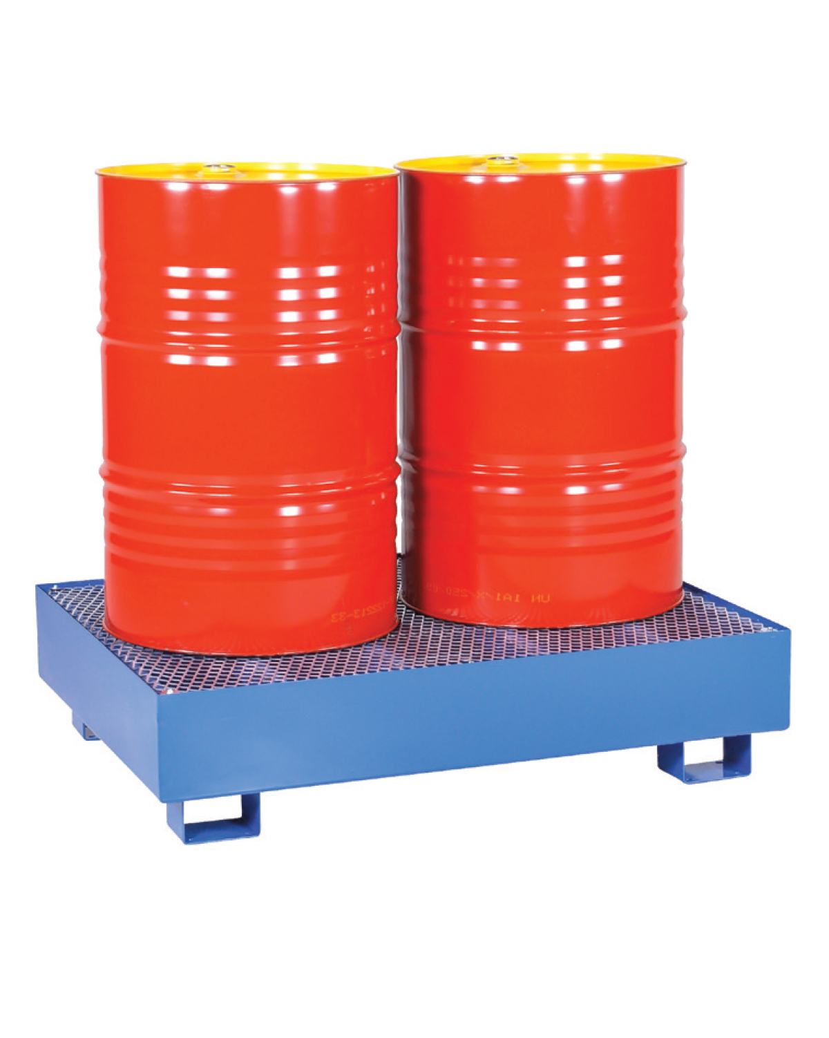 Drum Pallet, Vertical, 2 drums, Volume 260 L