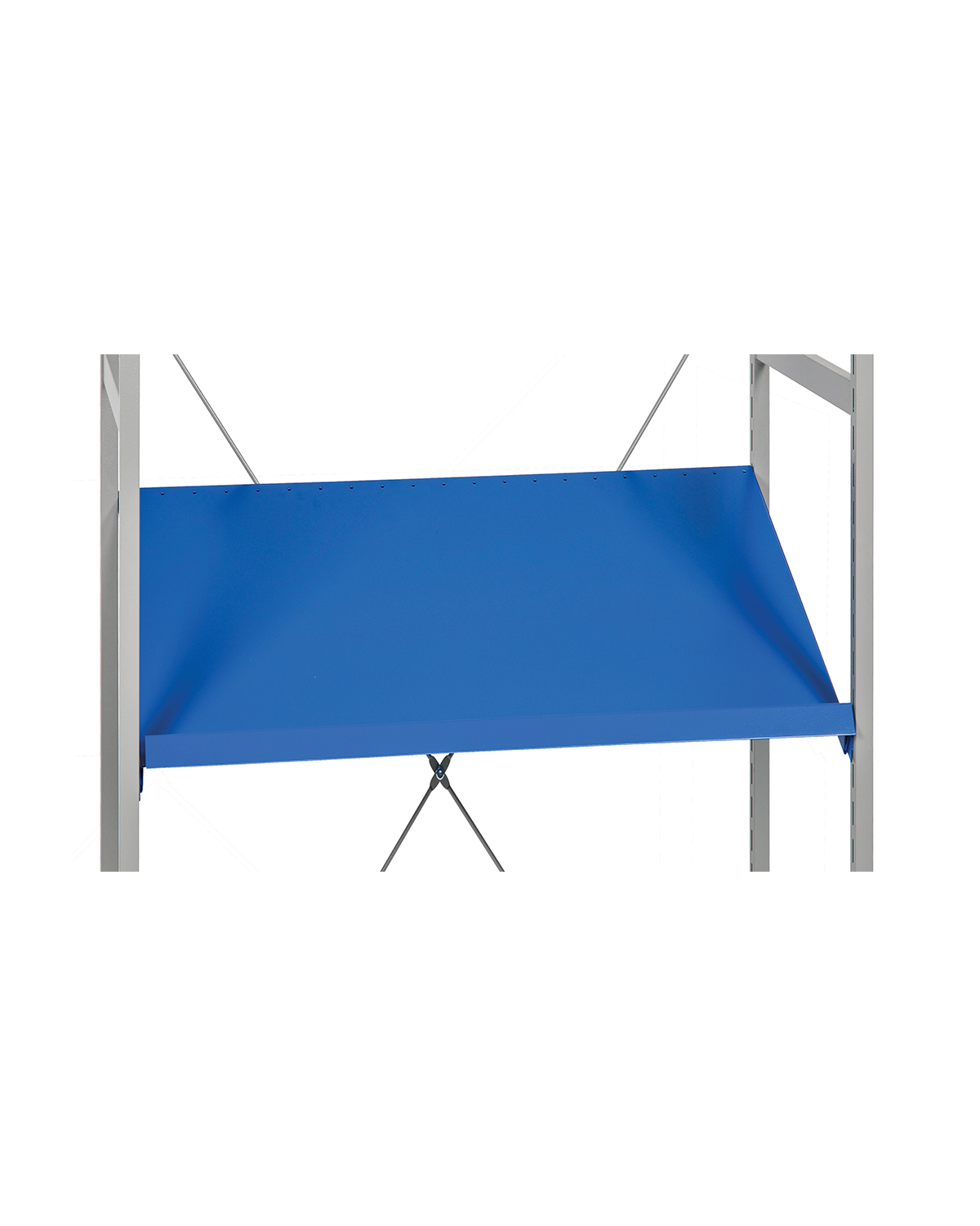 STORAGE Angled Shelf + 2 angled brackets, W 500 mm