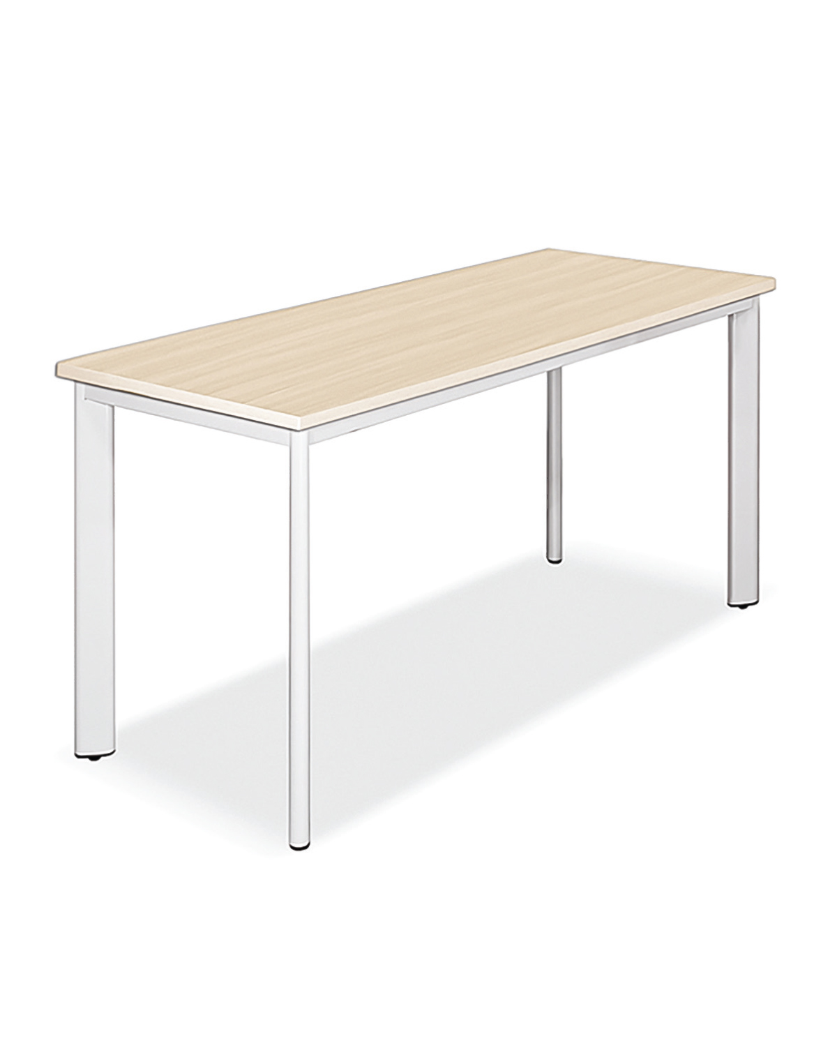 Office Desk, Rectangle, Birch laminate, W 1400 mm