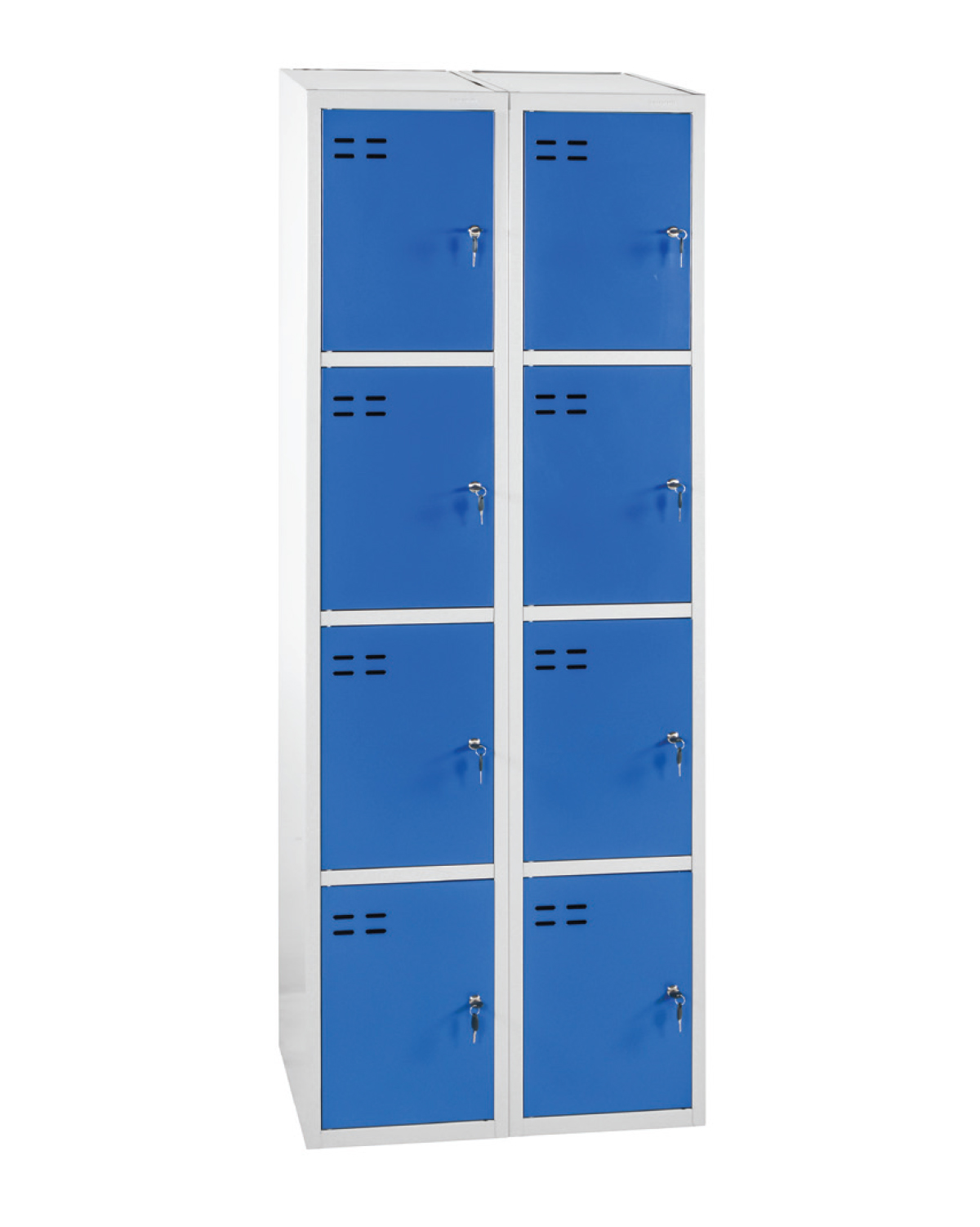 Storage Locker Blue, W 700 mm, 8-door
