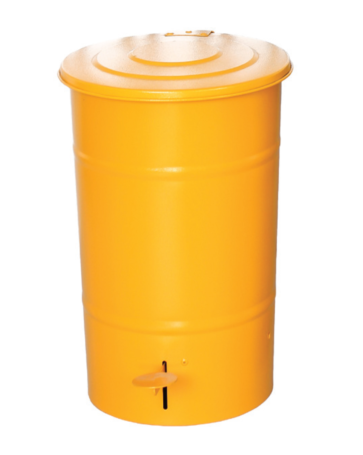 Metal Waste Bin, Yellow