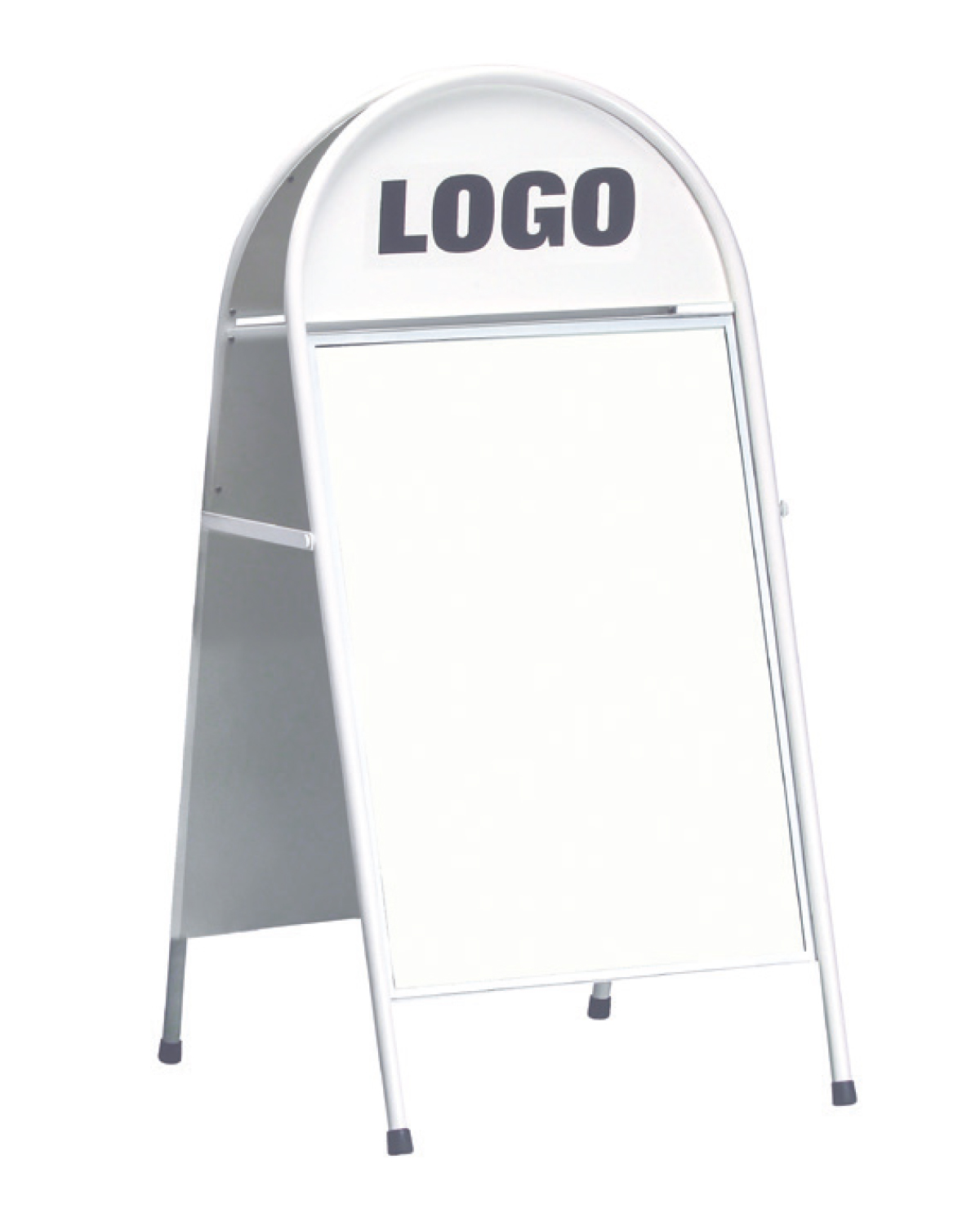 Foldable Sign, 500 x 700 mm, Silver