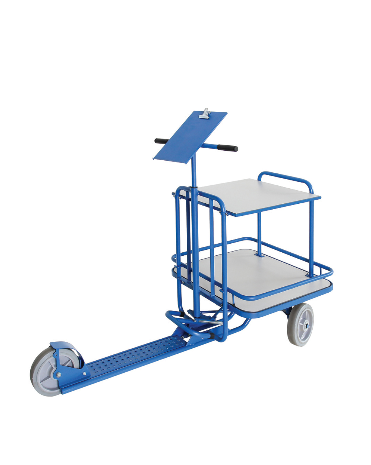 Platform Scooter Complete, 2 shelves + clipboard
