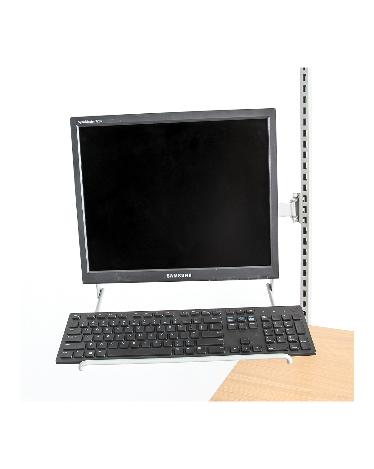 Flexible arm for Workbench, Monitor + Keyboard Holder
