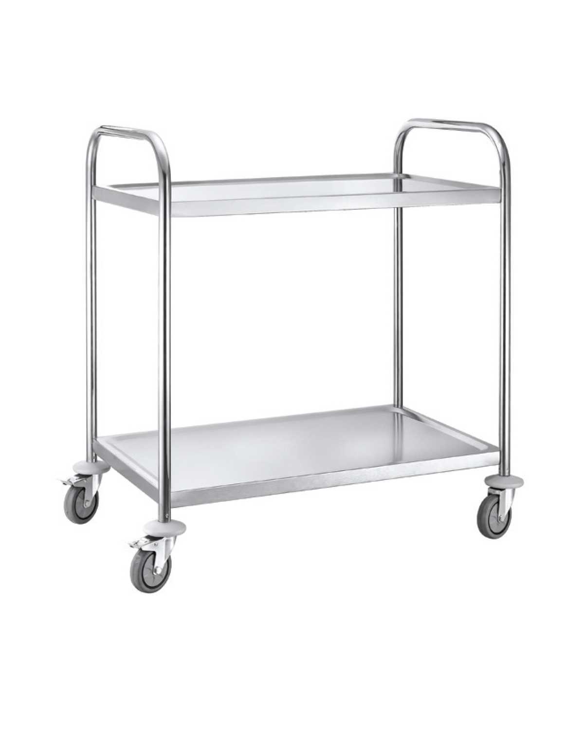 Shelf Trolley, Stainless steel, 2 shelves