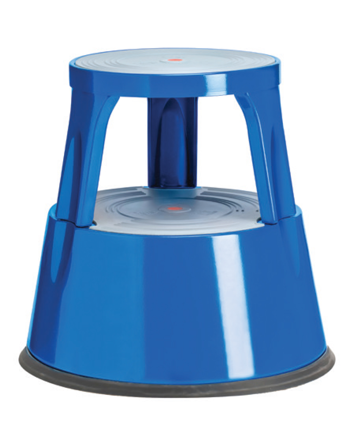 Mobile Step stool, 2 steps, Blue