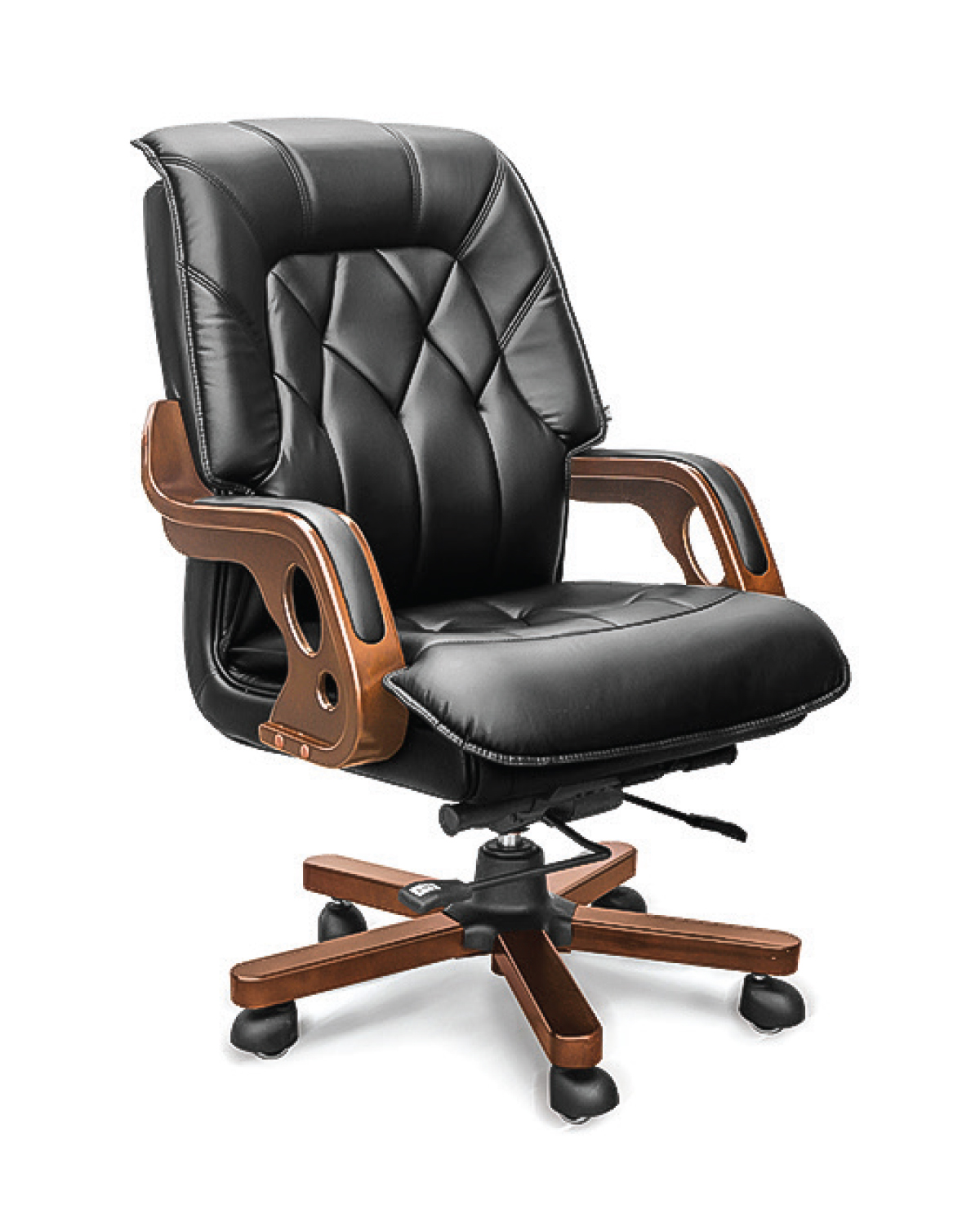 Manager's Chair, Black leather