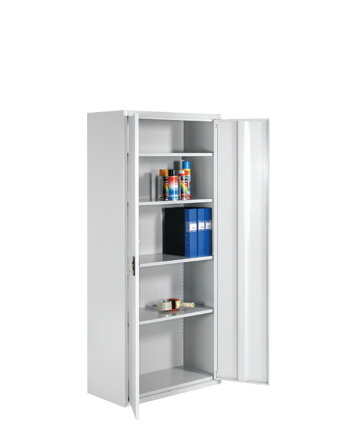 Storage Cabinet, Grey, W 1000 mm x H 2000 mm