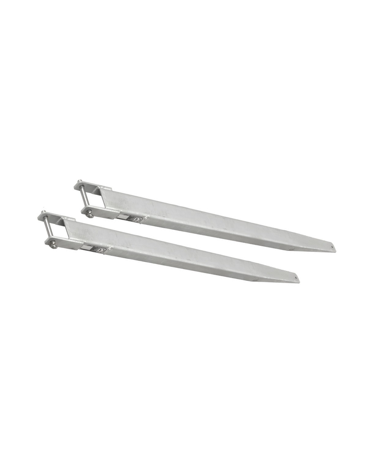 Fork Extension, Galvanized, Max 2000 x 125 x 50 mm, 2-pack