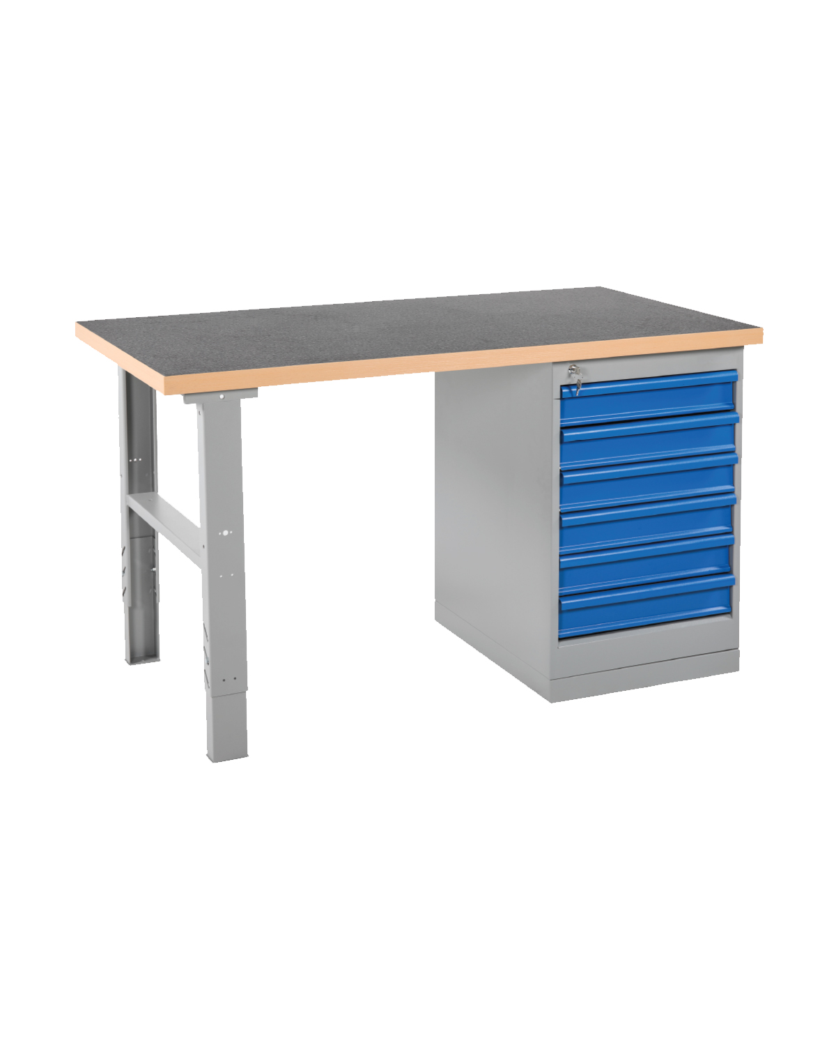 Workbench Strong, 6 drawers, Vinyl, W 2000 mm