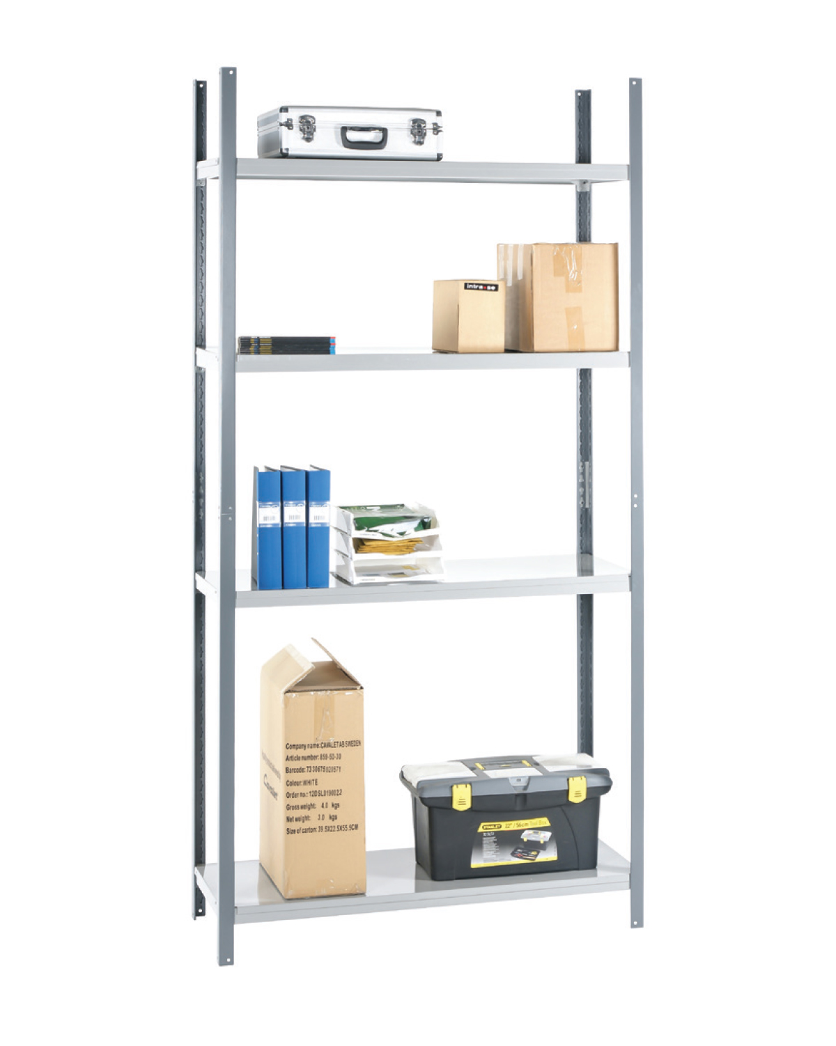 Tire Shelf, Steel plate, Width 1200 mm, 4-pack