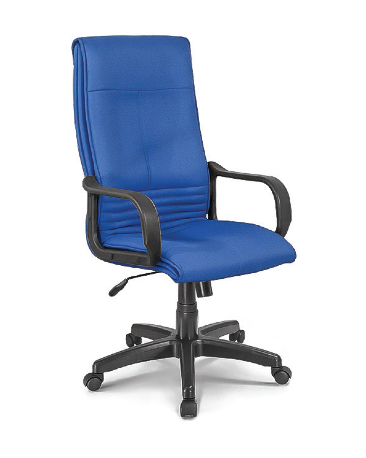 Office Swivel Chair Comfort, Blue fabric