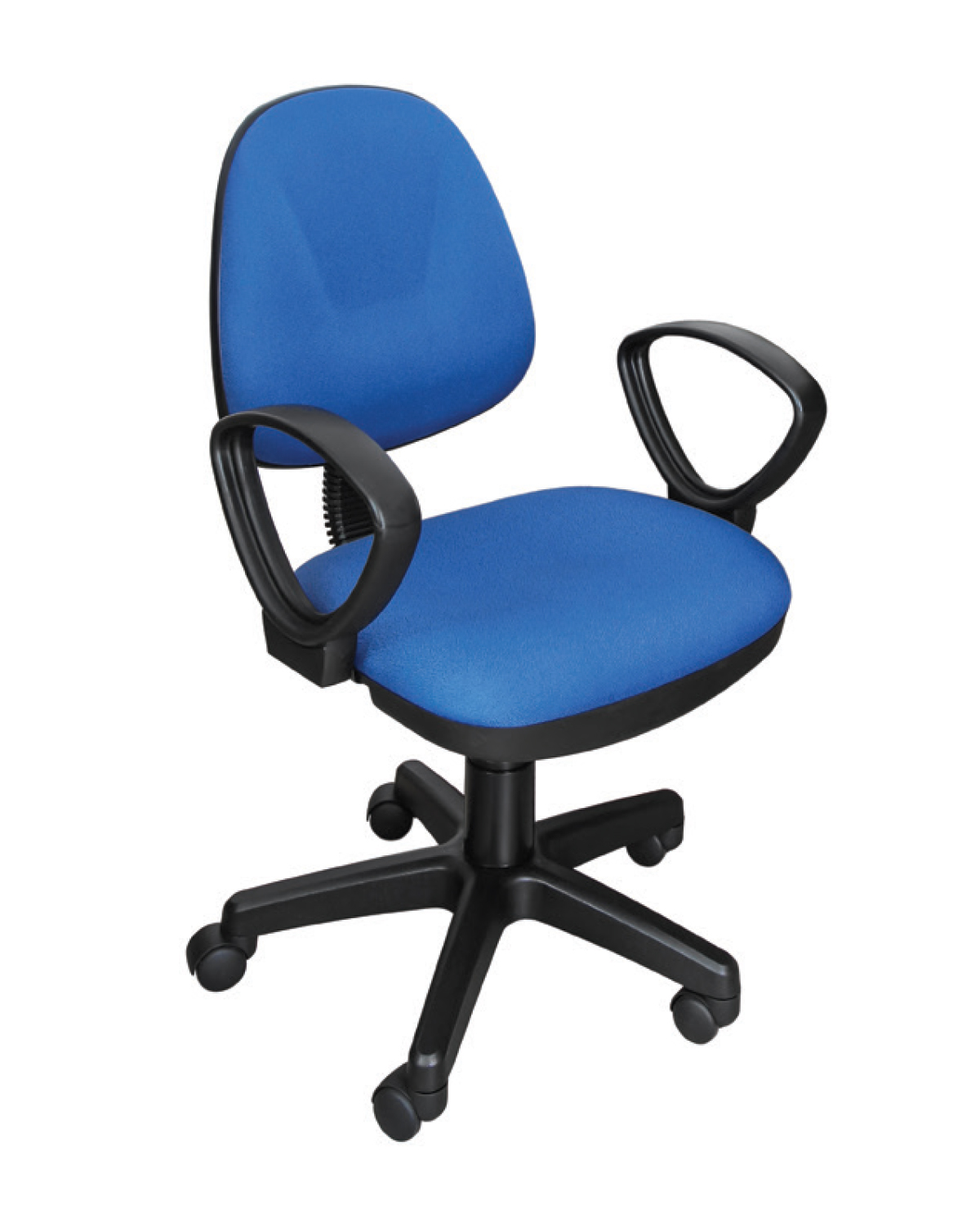 Office Swivel Chair, Blue fabric