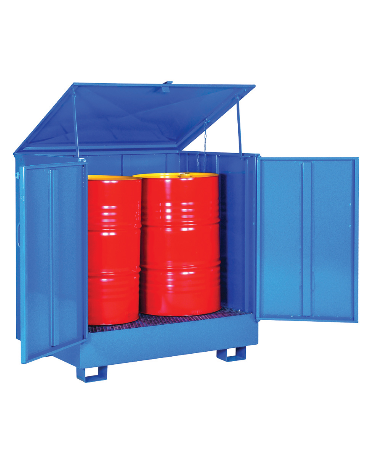 Drum Pallet Vertical, Closed, 2 drums, Volume 260 L