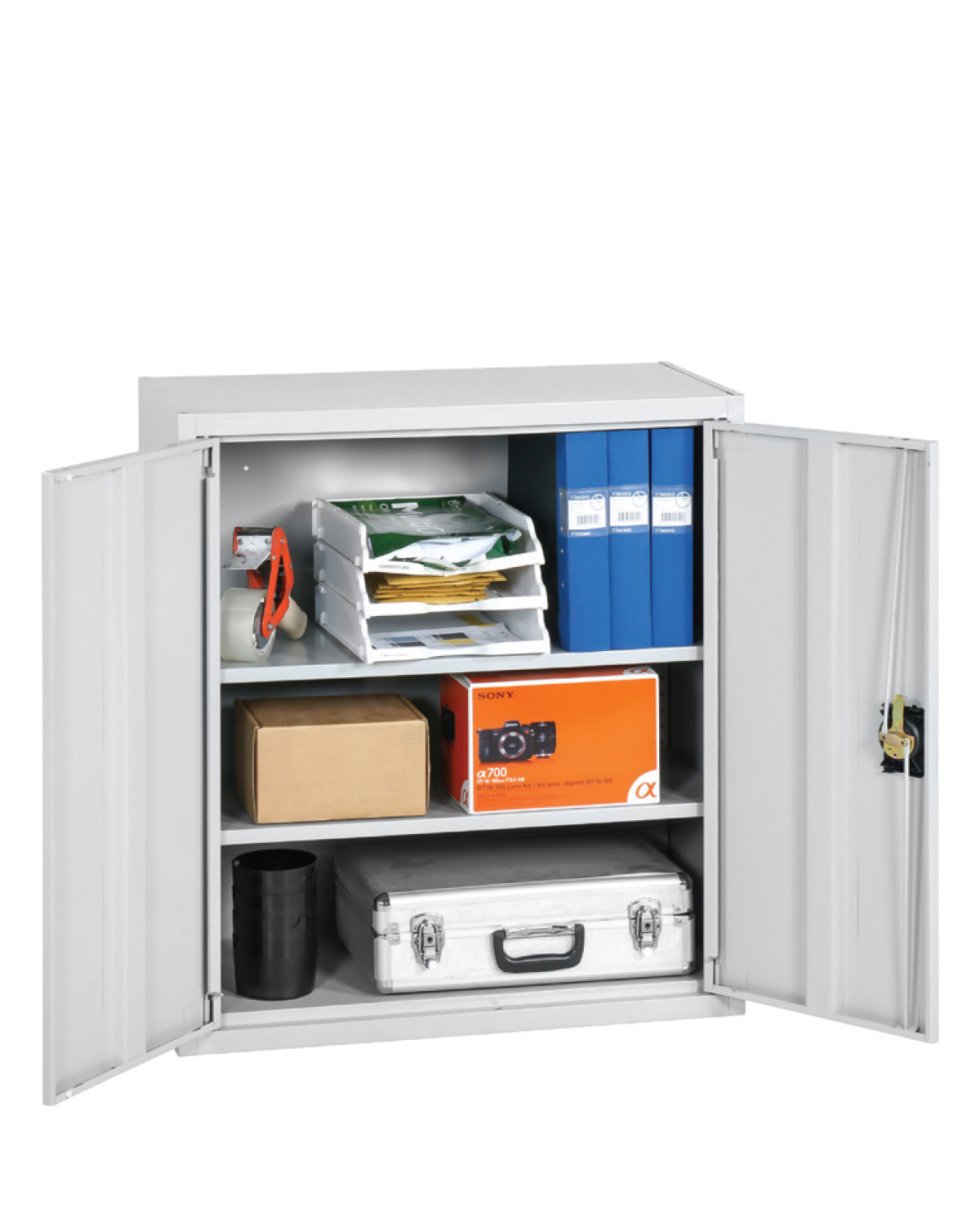 Storage Cabinet, Grey, W 1000 mm x H 1000 mm
