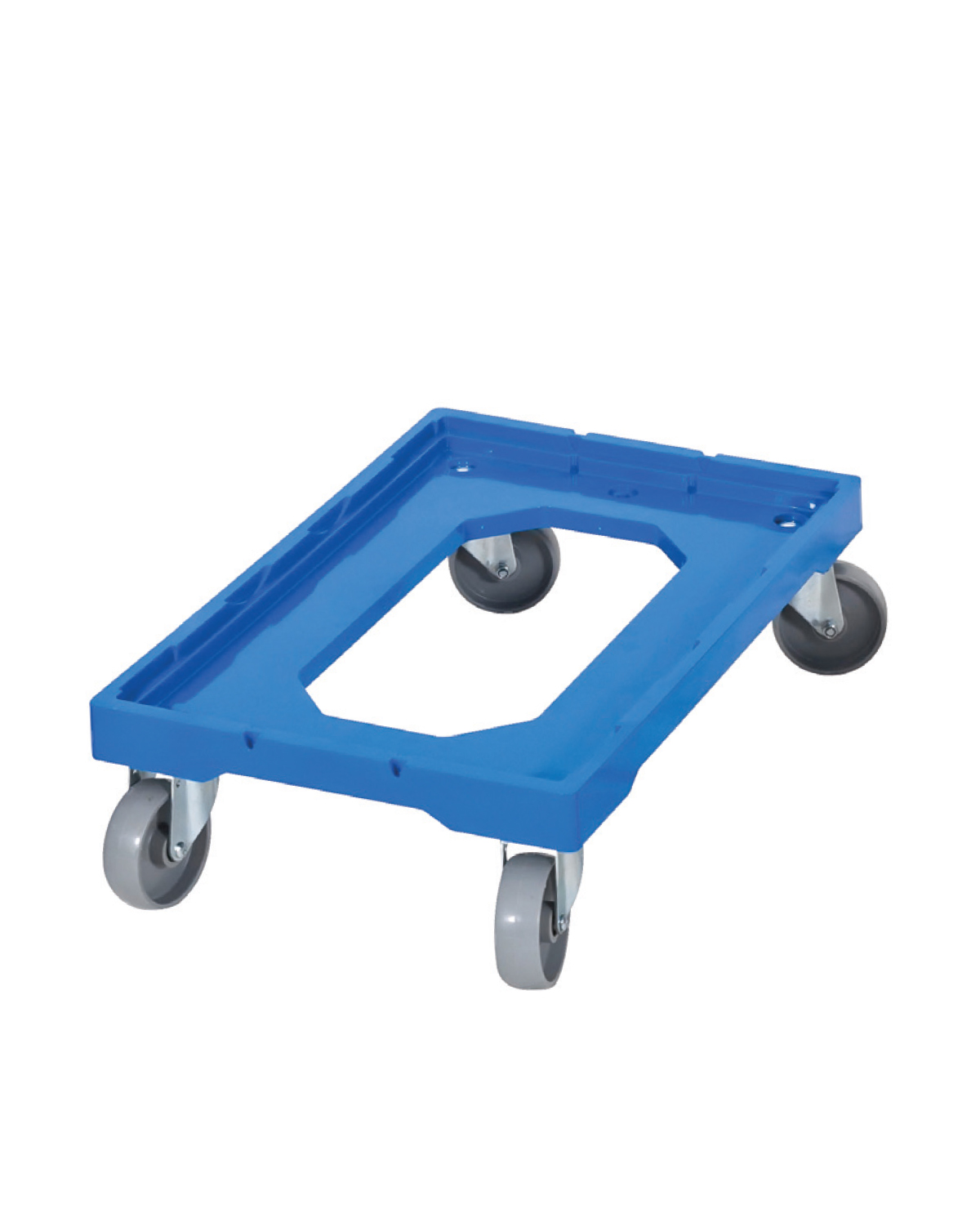 Carton Trolley, Width 402 mm, 4 swivel wheels