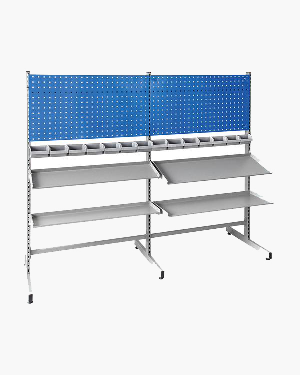 Free standing Tool Shelf, Combo 4, 2 - section